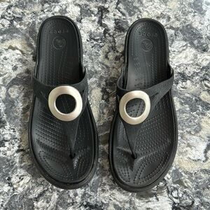 Crocs sandals size 11 wide